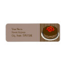 Search for cafe return address labels Chocolate