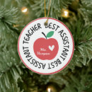 Search for kindergarten teacher ornaments Apple