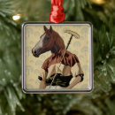 Search for animal lover ornaments Horse