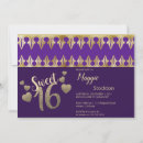 Search for glam sweet 16 invitations Glitter