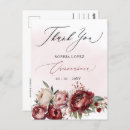 Recherche de burgundy thank you cards Script