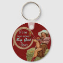 Search for vintage western keychains Cowgirl