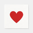 Search for red heart napkins Modern