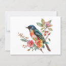 Recherche de oiseaux vintages cartes postales Floral