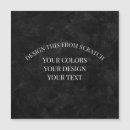Recherche de carte de voeux magnets Noir