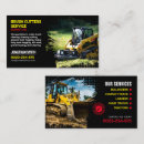 Recherche de bulldozer business cards Excavation
