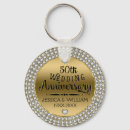 Search for happy 50th keychains Elegant