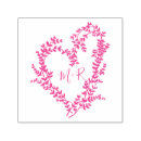 Search for heart shaped rubber stamps Leaves