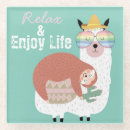 Search for cute llama coasters Adorable