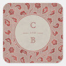 Recherche de dentelle rouge autocollants Rustique