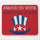 Search for white president mousepads Red