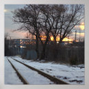 Search for train tracks posters Snow