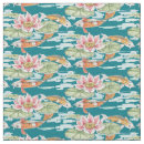 Search for koi fish fabric Watercolor