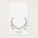 Search for earring card template display cards Logo