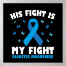 Search for diabetes ribbon posters T1d