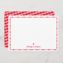 Search for red plaid thank you cards Trendy