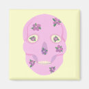 Recherche de crâne de sucre magnets Floral