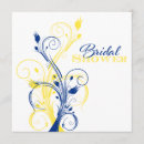 Search for royal blue and yellow invitations Modern
