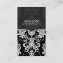 Recherche de conception baroque cartes visite Floral