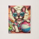 Search for christmas dog puzzles French bulldog