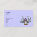 Recherche de fleurs mignonnes cartes visite Nature