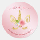 Search for glitter unicorn stickers Rose gold