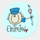 Search for electrician stickers Skilled labour