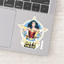Search for retro woman stickers Super hero
