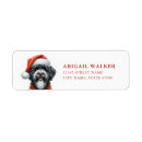 Search for water return address labels Dog