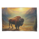Search for bison pillowcases Yellowstone