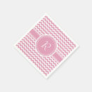 Recherche de chevron rose serviettes Girly