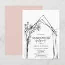 Search for budget engagement party invitations Script calligraphy