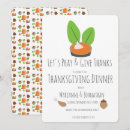 Search for lets give thanks invitations Dinner party