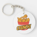 Search for fried chicken keychains Food