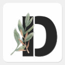 Search for letter d monogram stickers Watercolor