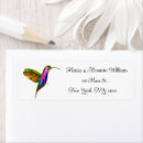 Search for hummingbird address return address labels Bird lover