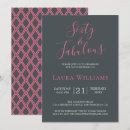 Search for diamond 60th birthday invitations Sixty and fabulous
