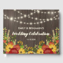 Search for rustic wedding guest books Sunflowers
