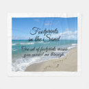 Search for footprints blankets Christian