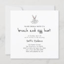 Search for easter party square invitations Egg hunt