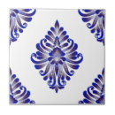 Search for navy blue and white tiles Mediterranean