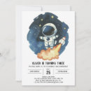 Search for astronaut birthday invitations Pink