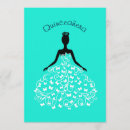 Search for aqua quinceanera invitations Gown