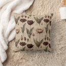 Search for vintage botanical pillows Cottagecore aesthetic