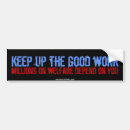 Search for government fraud bumper stickers Waste