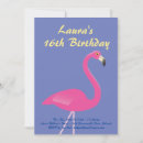 Search for flamingo sweet 16 invitations 16th birthday