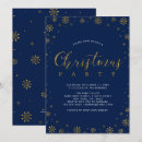 Search for navy gold christmas invitations Corporate