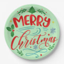 Recherche de vintage christmas paper plates Festif