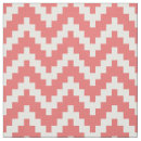 Search for coral and white fabric Pattern