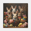 Recherche de lapin de pâques vintage magnets Printemps